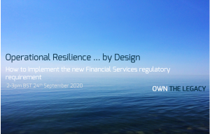 Operational Resilience...By design